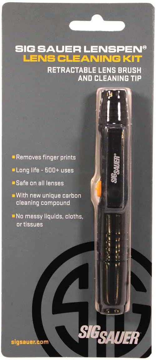 Sig Sauer Lens Cleaning Kit w/Retractable Lens Brush and Cleaning Tip for Electro-Optics