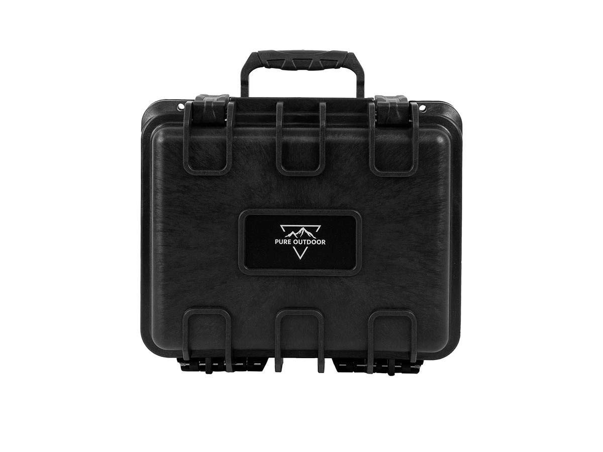 Monoprice Weatherproof/Shockproof Hard Case - Black Ip67 Level Dust and Water Protection Up to 1 Meter Depth