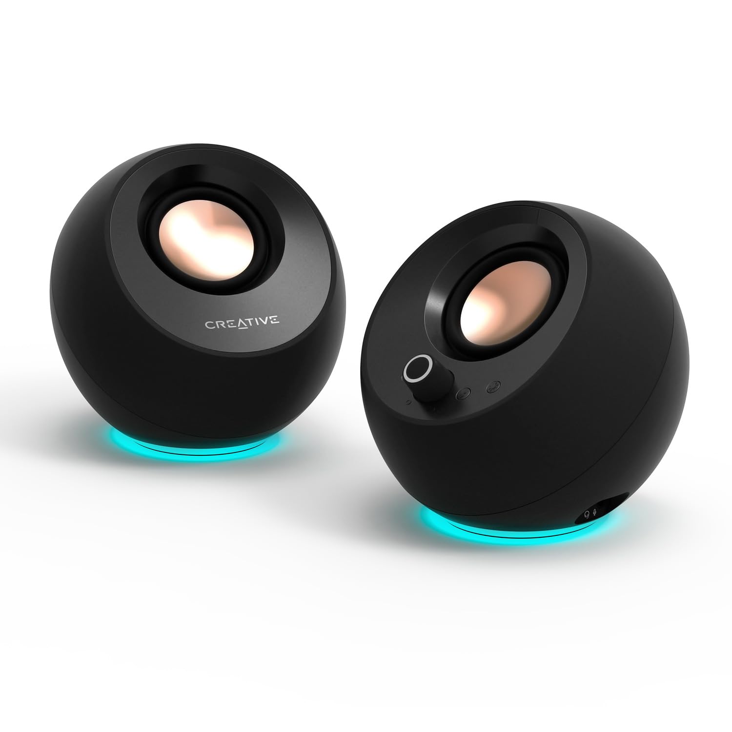 CREATIVE Pebble Pro 2.0 USB-C Computer Speakers with Bluetooth 5.3 and Customizable RGB Lighting