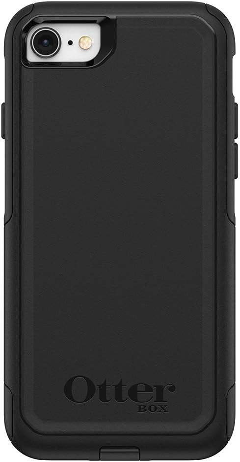OtterBox Commuter Series Case for iPhone SE 3rd & 2nd Gen, iPhone 8, iPhone 7 Black | not Compatible with Plus Sized Models, Slim, Tough, Pocket-Friendly, with Port Protection