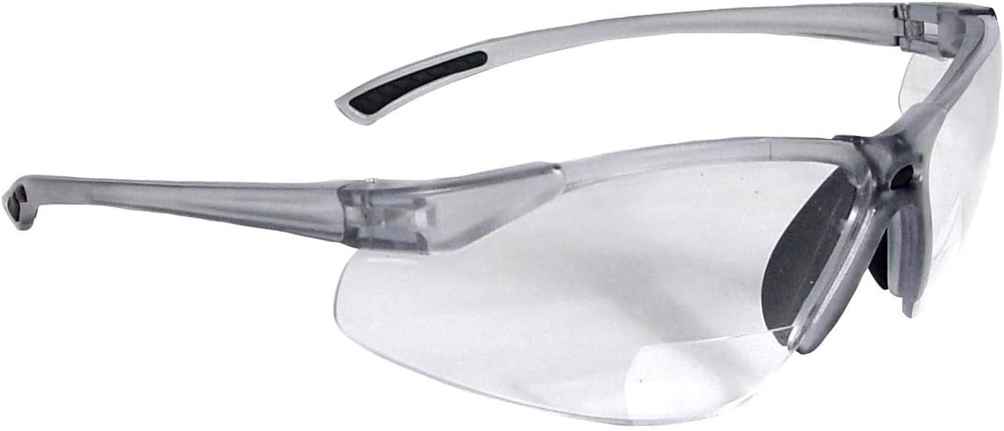 RADIANS Safety Glasses, Bifocal Clear 2.5, Full-Framed