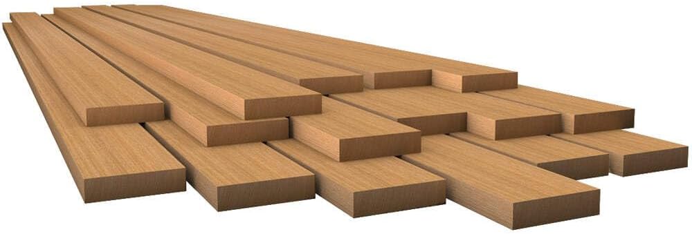Whitecap 60812 Teak Lumber - 1/2" x 1-3/4" x 36"