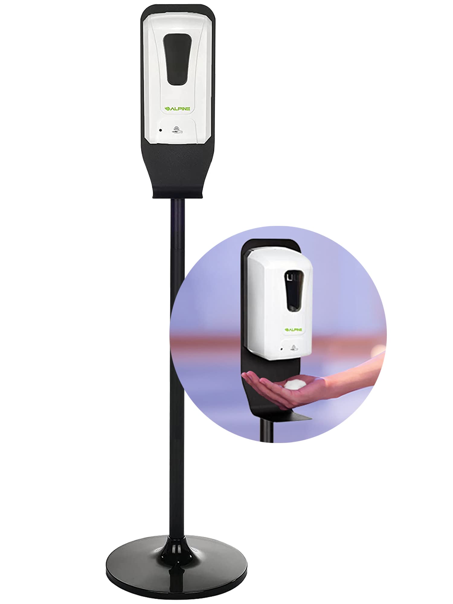 ALPINE INDUSTRIES Automatic Touchless Foam Hand Sanitizer/Soap Dispenser