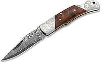 Magnum 01MB946DAM Damascus Duke Folding Knife with 2-1/2 in. Straight Edge Blade