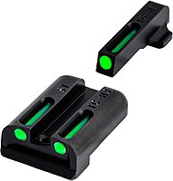TRUGLO TFO Tritium & Fiber-Optic Front & Rear Handgun Sight Set Compatible with Sig Sauer Handguns