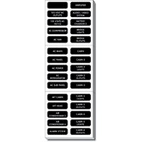 Blue Sea Systems 8067 AC Panel Extended 120 Label Set