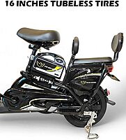 M2 Scooter With Grocery Basket With Strong Battery Red