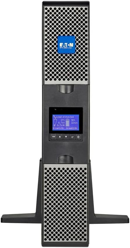 Eaton 9PX1500RT-L 9PX Lithium-ion UPS, 2U, 1500 VA, 1350 W, 5-15P, Outputs: (8) 5-15R, 120V