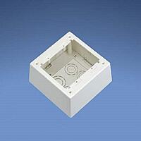 Panduit JBP2DWH 2-Gang Deep Outlet Box, White, 2-Piece
