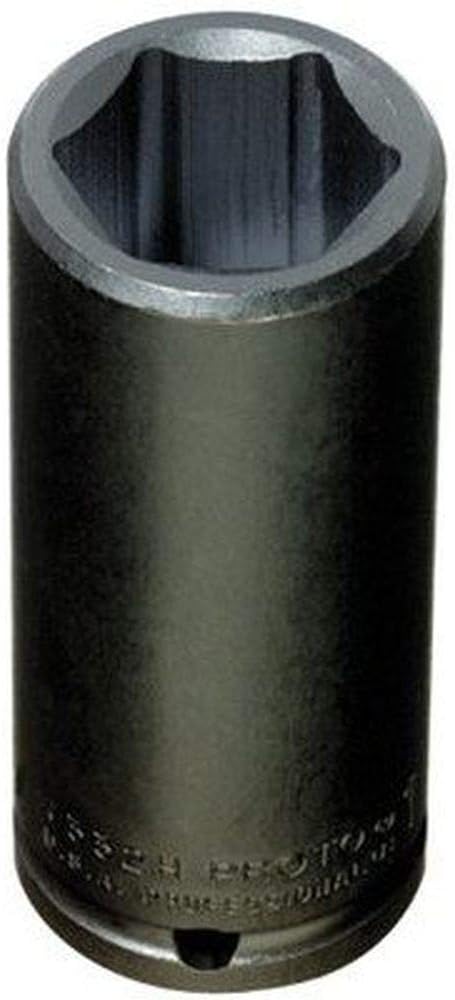 Stanley Proto J7336H 6 Point 1/2" Drive Impact Socket, 1-1/8"