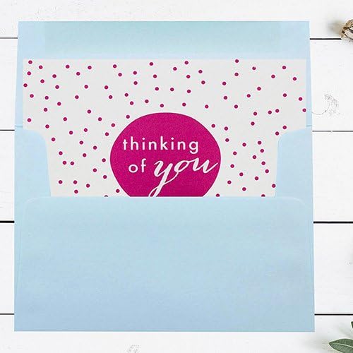 JAM PAPER A7 Premium Invitation Envelopes - 5 1/4 x 7 1/4 - Pastel Baby Blue - 25/Pack