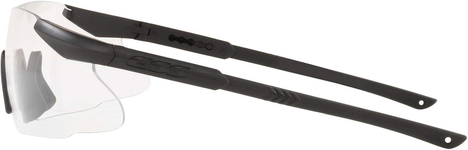 Oakley ESS Man Sunglasses Black Frame, Clear Lenses, 33MM