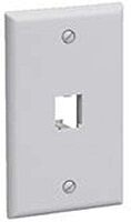 Panduit CFP1WH 1-Port Mini-Com Single-Gang Faceplate, Classic Series, White