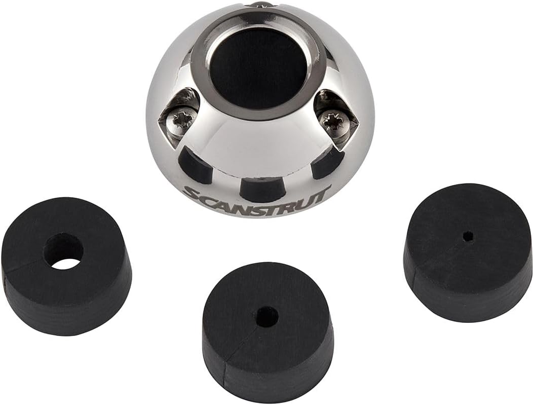 Scanstrut DS16-S Mini Cable Seal for Connectors to 0.63" and Cables 0.08"-0.35" - Stainless Steel