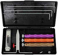 Lansky Diamond Standard Sharpening System with Coarse, Medium and Fine Hones