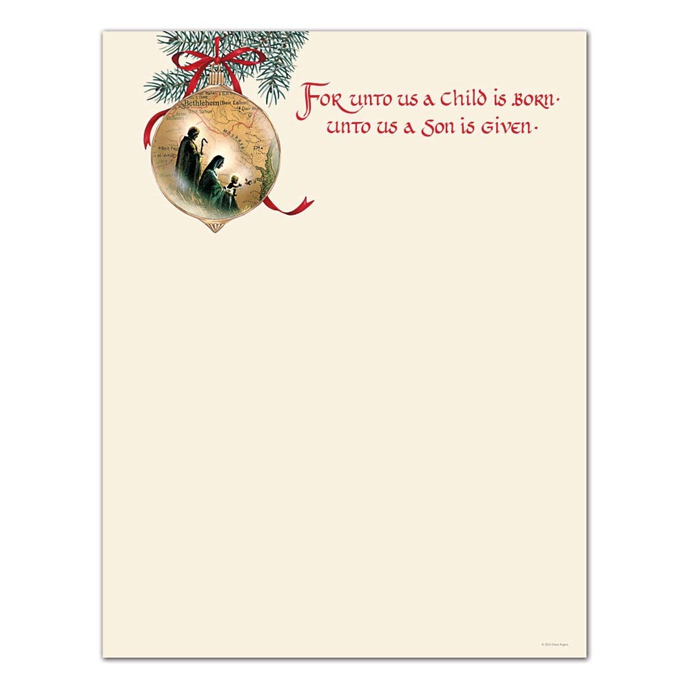 Great Papers! Holy Family Holiday Stationery Letterhead, 8.5" x 11", 80 sheets (2011873)
