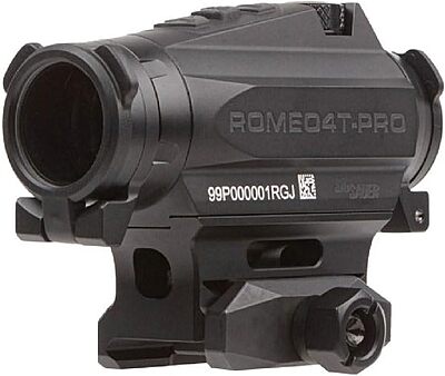 SIG SAUER ROMEO4T-PRO 1x20mm Red Dot Sight - Quad Ballistic Circle Dot Reticle, 0.5 MOA