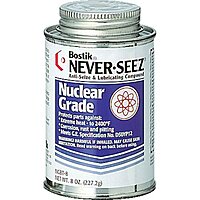 Never-Seez NGBT-8 Silver Gray Nuclear Grade Nickel Special Anti-Seize Compound, 8 fl. oz. Brush Top Can