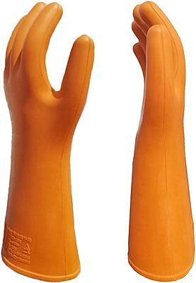 Guantes de goma aislados eléctricos, clase 2,