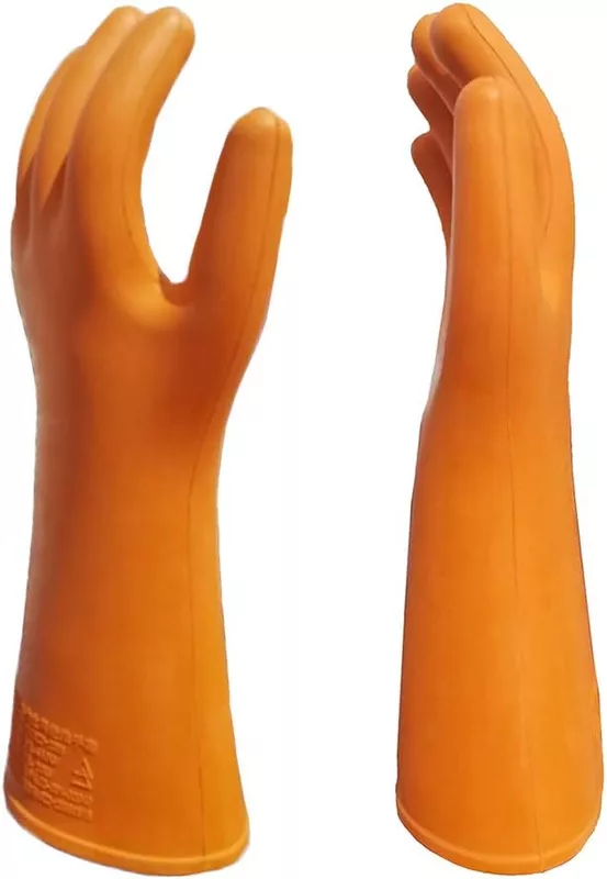 Guantes de goma aislados eléctricos, clase 2,