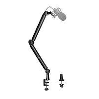 Mount-It! Mic Arm, Microphone Boom Arm, Adjustable Full Motion Mic Desk Mount, for Streaming, Gaming, Podcast, Recording, 3/8" and 5/8" Compatible, Height up to 33.3", Black