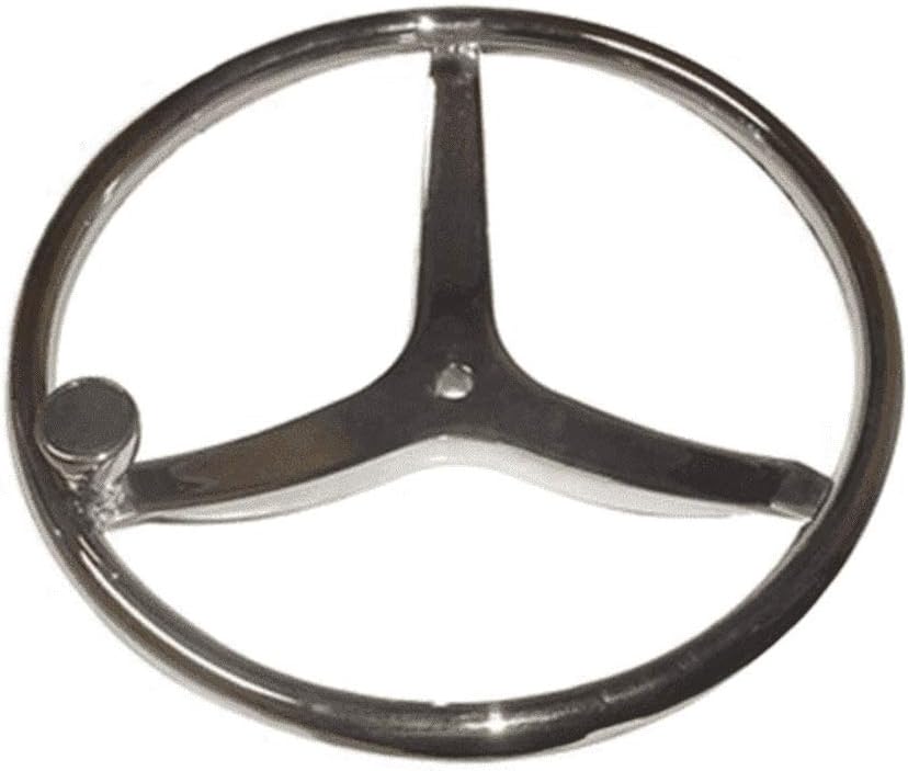 Uflex - V46 - 13.5" Stainless Steel Steering Wheel w/Speed Knob - No Wheel Nut