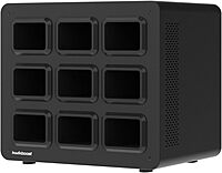 EdgePower 9-Bay Battery Charging Station – Charges and Stores Nine EdgePower Batteries – Batteries Not Included - Use w/KwikBoost EdgePower Charging Solution for Classrooms and Offices #N/A