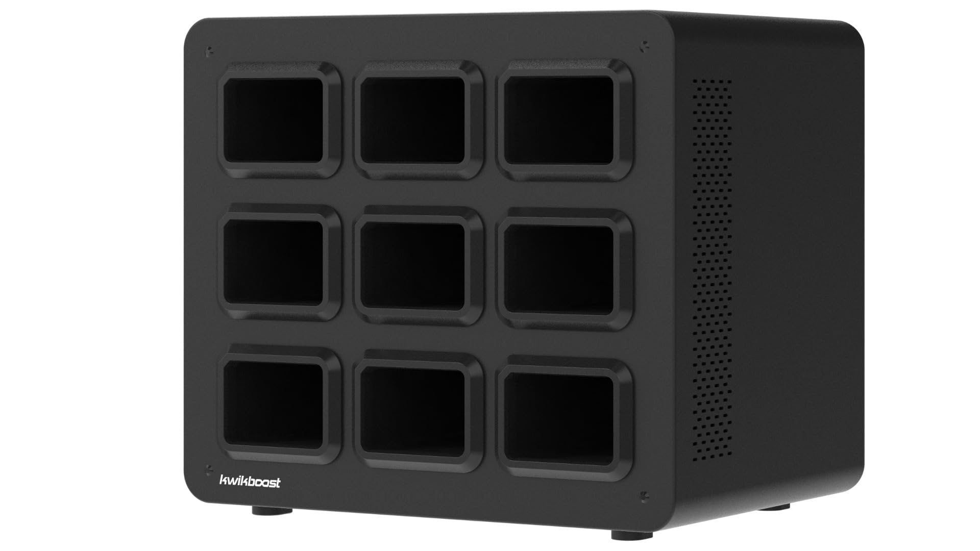 EdgePower 9-Bay Battery Charging Station – Charges and Stores Nine EdgePower Batteries – Batteries Not Included