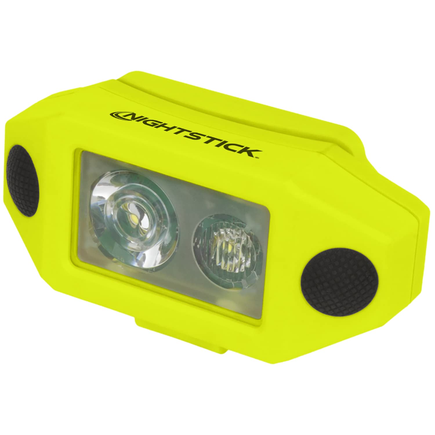 Nightstick XPP-5460GCX Intrinsically Safe Low-Profile Dual-Light Headlamp withZero-Band Mount-3 AAA-Green-UL913 / ATEX