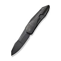 WE Gustavo T. Cecchini WE22028-5 Black Stonewashed with Etching Pattern Titanium Integral Handle