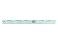 General Tools Flexible 6-Inch Straight Edge Ruler #616, Stainless Steel - 4 Graduations – 1/32 inch, 1/64 inch On One Side