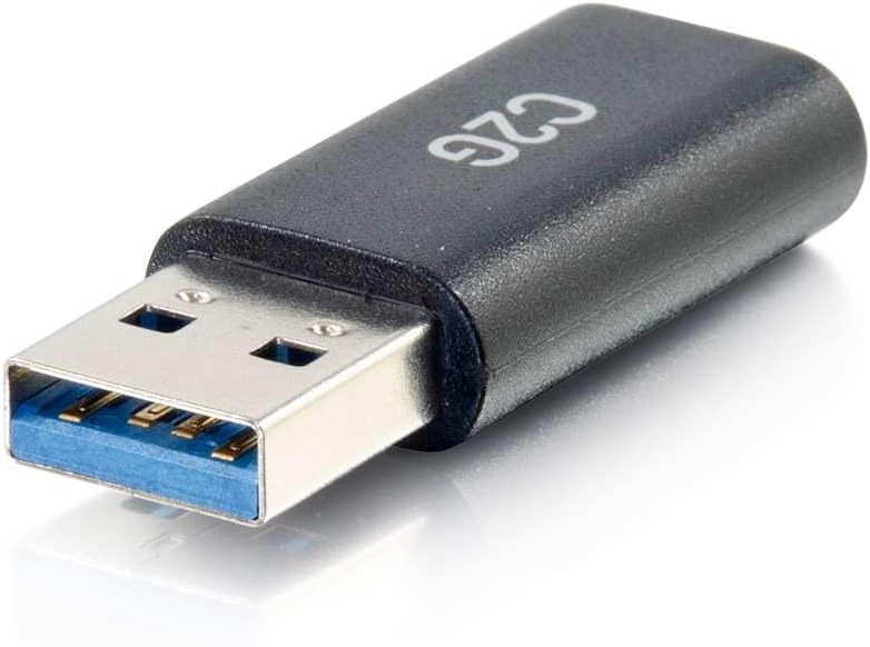 C2G USB C to USB A Adapter, Superspeed Adapter Converter, Plug and Play Adapter, C2G 54427