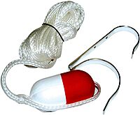 Taylor Made 375 Ring Buoy Holder with 30-Feet White Heaving Line