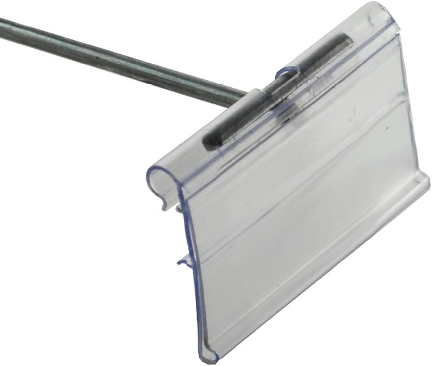 Azar 700840 1.25" x 2" Flip Scan Label Holder, 50 Pack