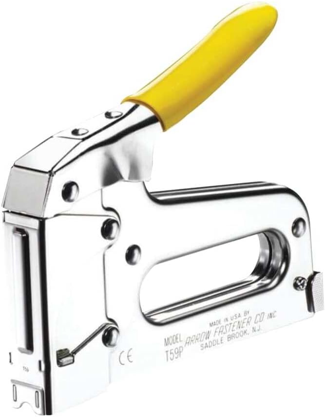 Arrow T59 Heavy Duty Staple Gun with Rear-Load Magazine for Voice and Data Cables and Wiring