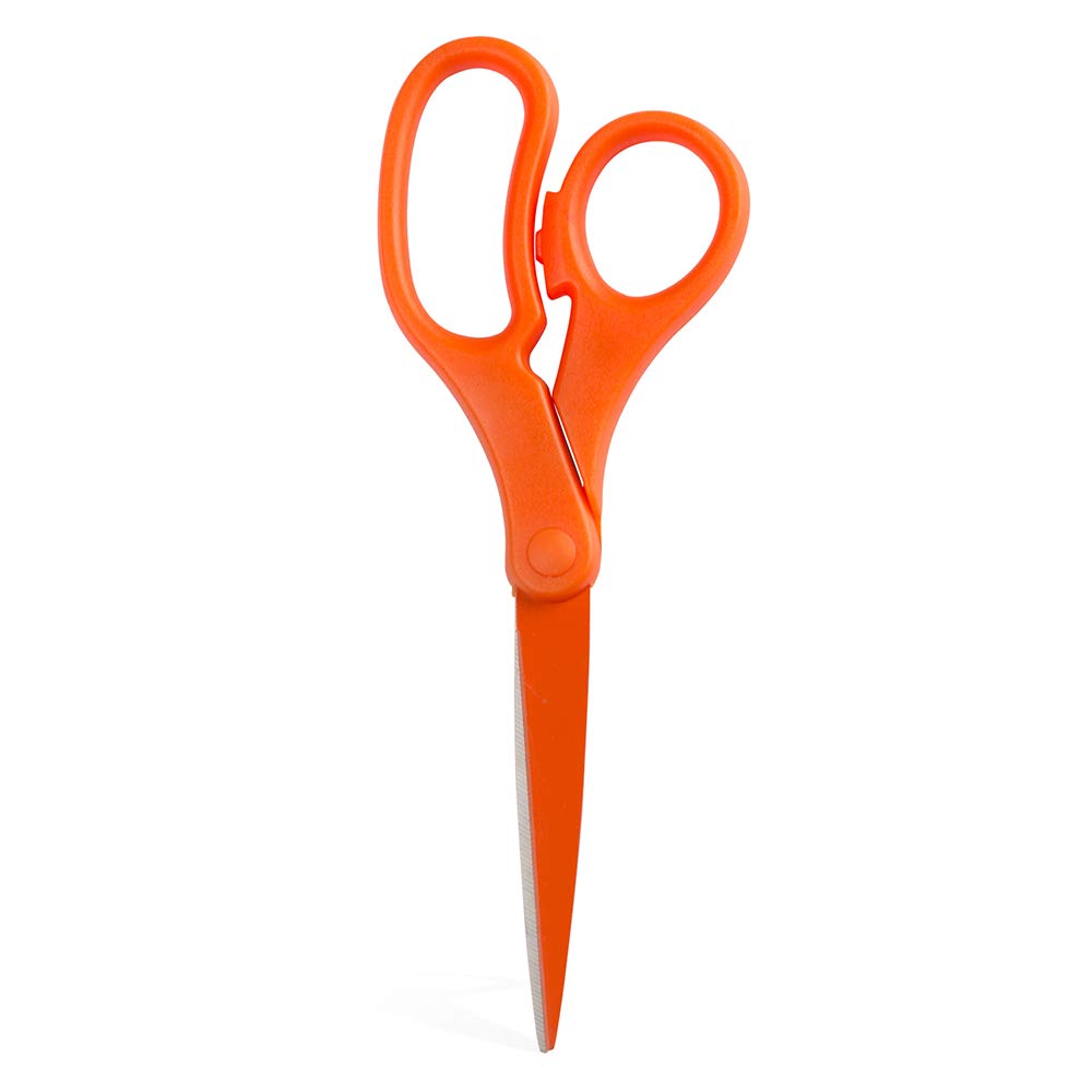 JAM PAPER Precision Scissors - 8 Inch Stainless Steel Blades