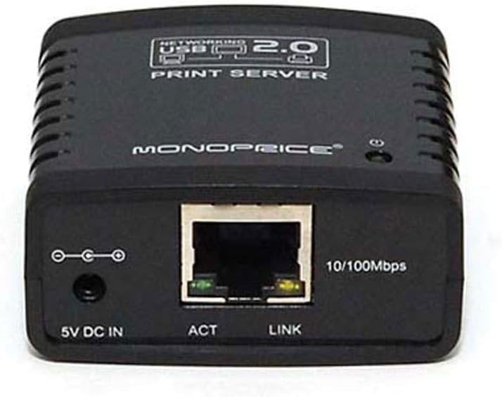 Monoprice Networking USB 2.0 Print Server (5342)
