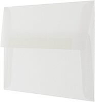 JAM PAPER Translucent Vellum Invitation Envelopes - Clear