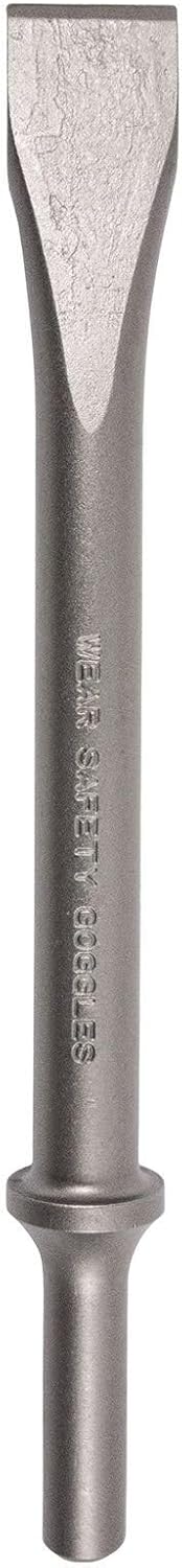 Chicago Pneumatic A046073 - Flat Chisel - 3/4 x 7 Inch (19 x 180 mm) Long, 0.401 Inch (10.2 mm) Round Shank