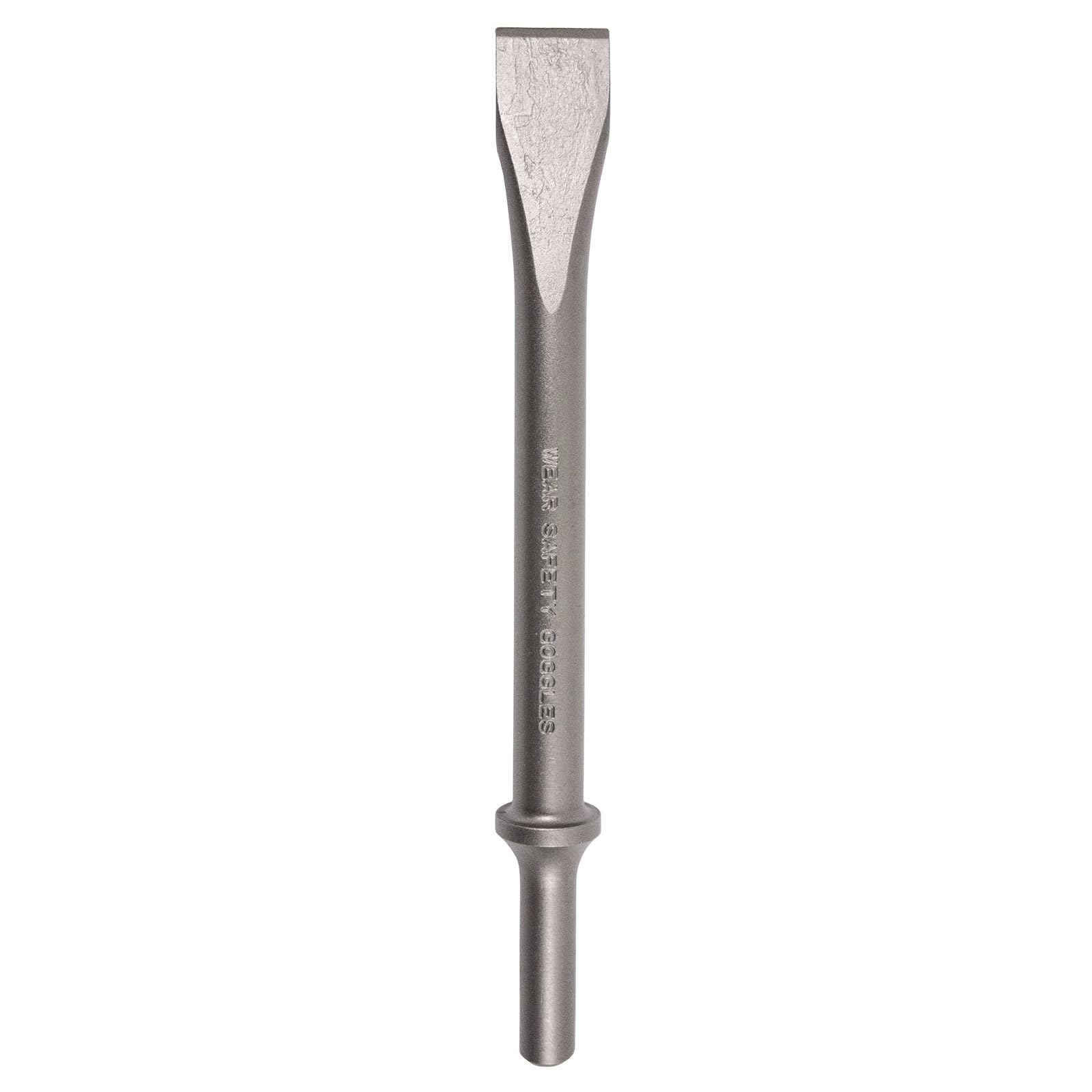 Chicago Pneumatic A046073 - Flat Chisel - 3/4 x 7 Inch (19 x 180 mm) Long, 0.401 Inch (10.2 mm) Round Shank