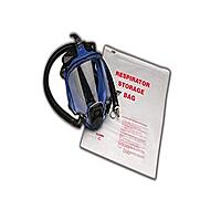 Allegro 2000 Respirator Storage Bags, Half/Full Mask, Large, Clear