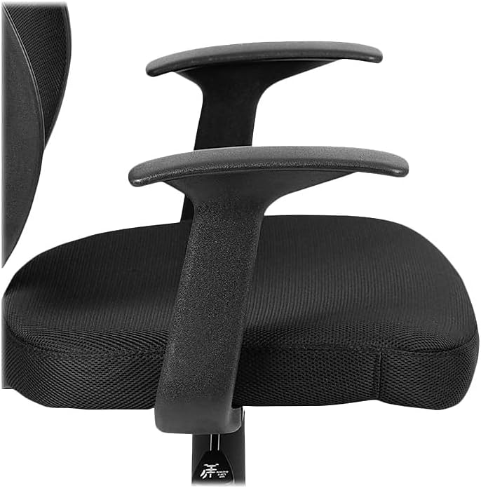 FLASH FURNITURE Flash Fundamentals Mid-Back Mesh Swivel Ergonomic Task Office Chair with Arms