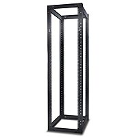 APC NetShelter 4 Post Open Frame Rack - Rack - black - 44U - for P/N: SUA5000RMI5U
