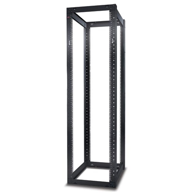 APC NetShelter 4 Post Open Frame Rack - Rack - black - 44U - for P/N: SUA5000RMI5U