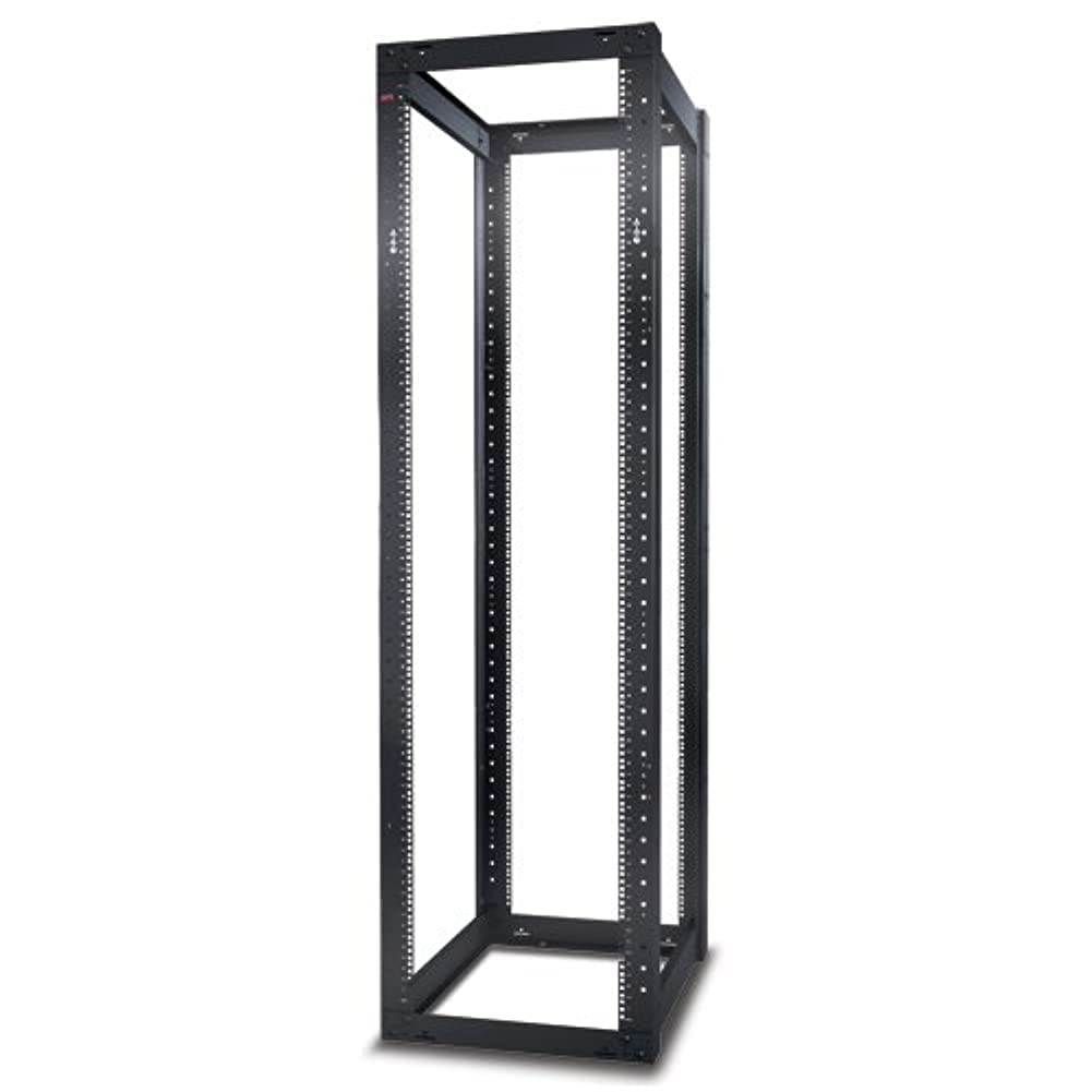 APC NetShelter 4 Post Open Frame Rack - Rack - black - 44U - for P/N: SUA5000RMI5U