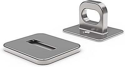 Compulocks Anchoring Point for Security Cable Locks Silver