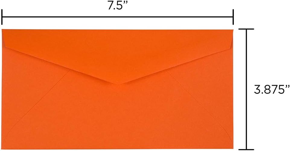 JAM Paper Booklet Invitation Envelopes, Gummed Seal, 30% Recycled