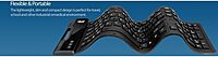 Adesso SlimTouch 232 Antimicrobial Waterproof Flexible Keyboard for Windows 8/7/Vista/XP/2000 (AKB-232UB), black