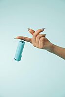 Brand Pocket Pepper Spray, Personal Alarm, or Pocket Pepper Spray and Personal Alarm Combo, Teal One Size Spray Only