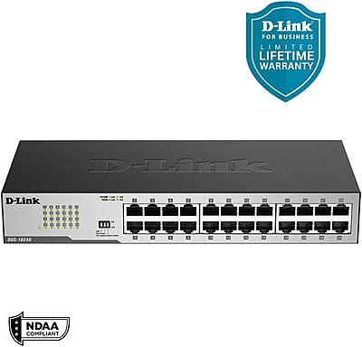 D-Link Gigabit Unmanaged Fanless Ethernet Switch
